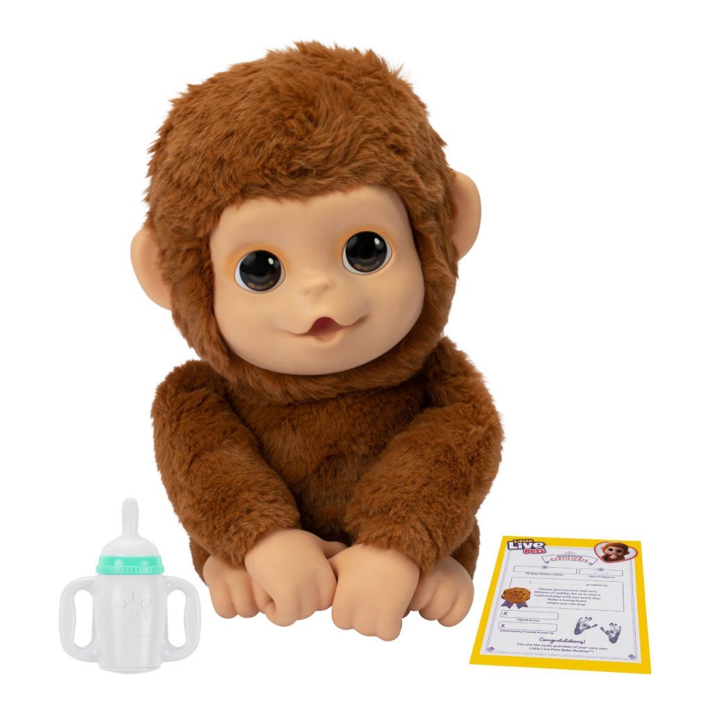Little Live Pets Mijn Baby Aap + Geluid Dieren Joy&Bloom