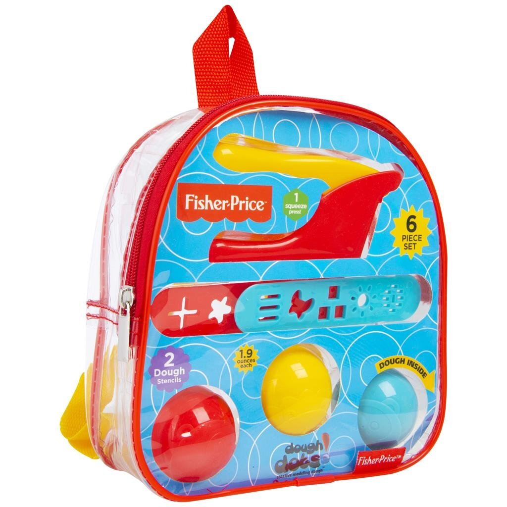 Fisher Price Dough Dots Klei Set In Rugzak 6-Delig Kleien Joy&Bloom