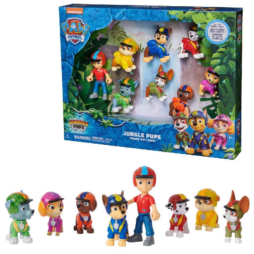 Paw Patrol Jungle Pups Figuren 8-Delig Default Title Paw Patrol Joy&Bloom