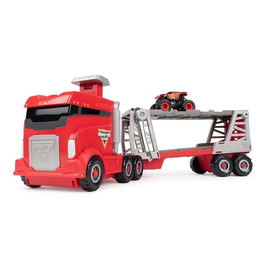 Monster Jam Transportwagen + Monstertruck Transporter Joy&Bloom