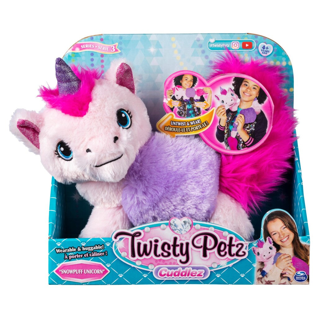 Spin Master Twisty Petz Eenhoorn Knuffel Cuddlez Knuffels Joy&Bloom