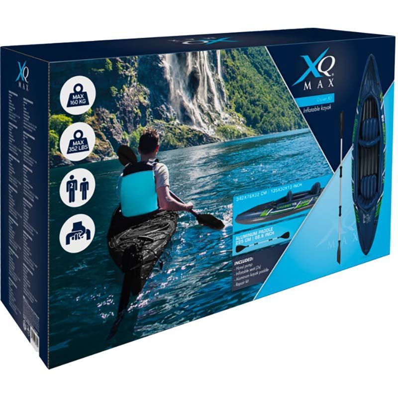 Xq Max Kayak Cruiser X3 - 2 Persoons - 342Cm Opblaasboten Joy&Bloom