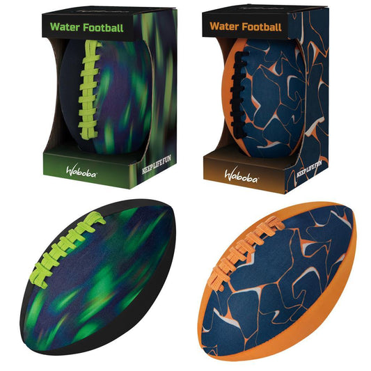 Waboba Neopreen American Football, Waterfootball, Oranje/Blauw Default Title Ballen Joy&Bloom