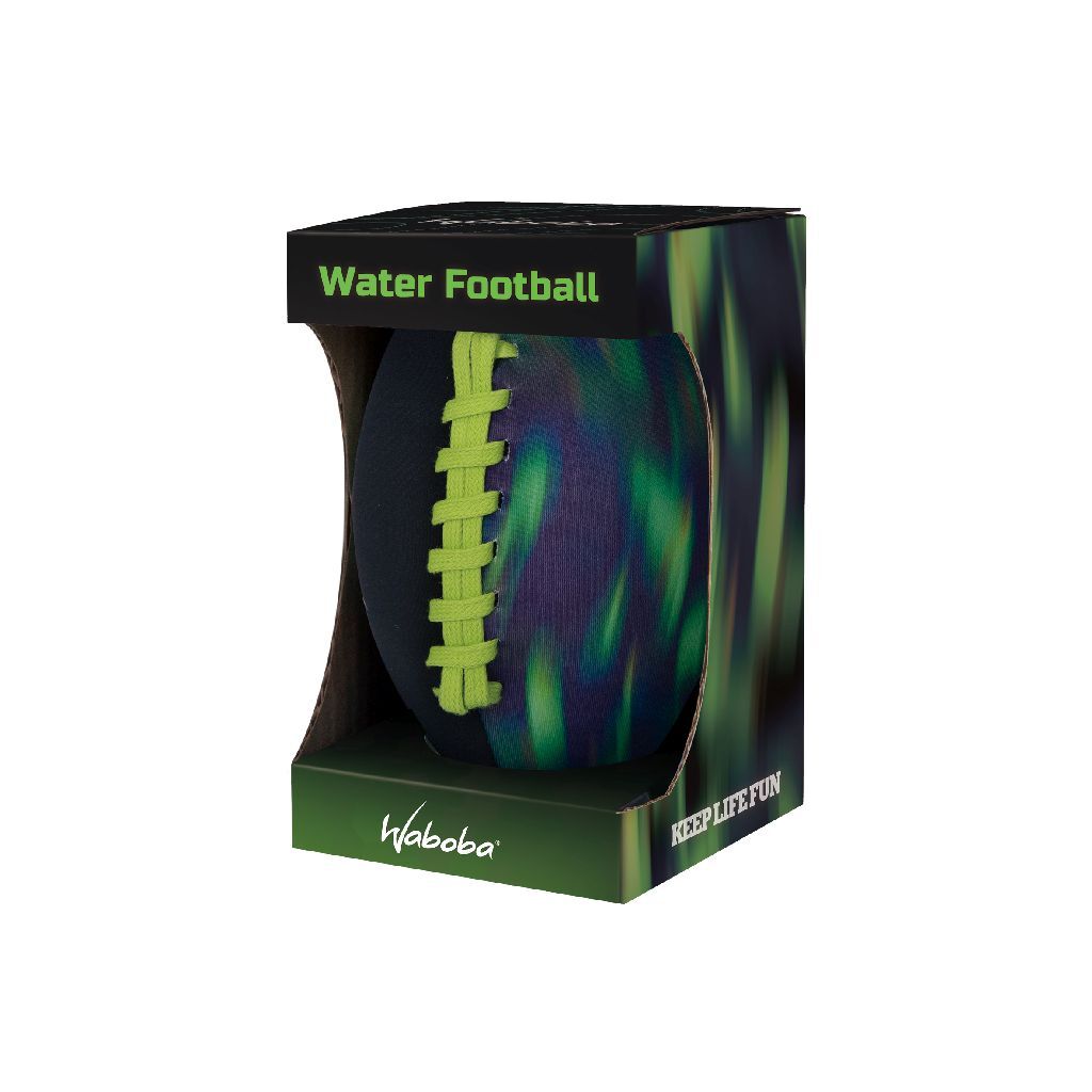 Waboba Neopreen American Football, Waterfootball, Oranje/Blauw Ballen Joy&Bloom