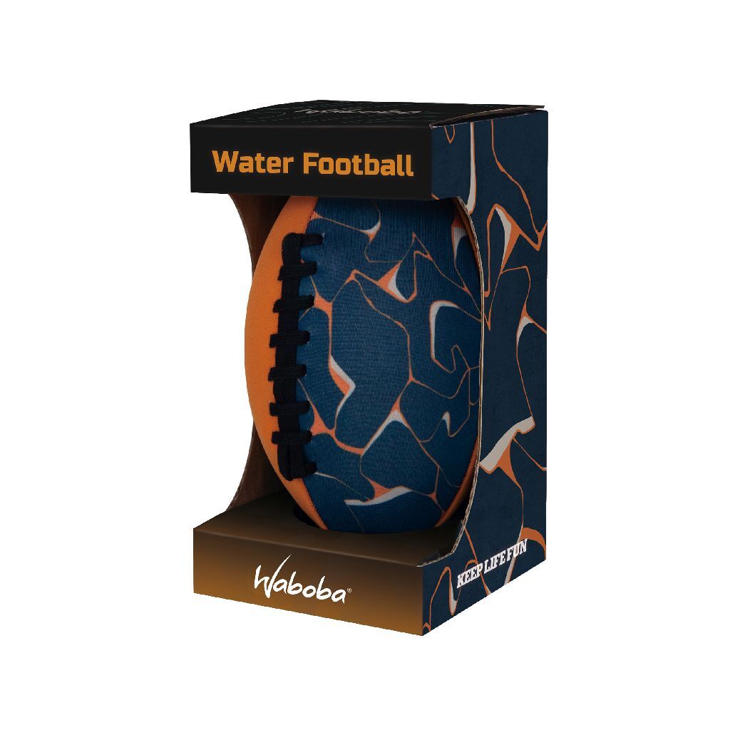 Waboba Neopreen American Football, Waterfootball, Oranje/Blauw Ballen Joy&Bloom