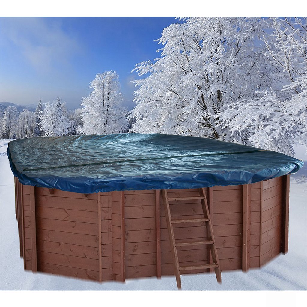 Interline Winterafdekking Voor Houten Zwembad Ovaal 8-Hoek 840X490 Cm Default Title Winterafdekking Joy&Bloom