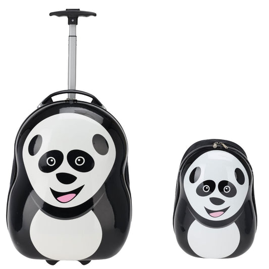 Handbagage Koffer En Rugzak - Panda Default Title Koffers & Reistassen Joy&Bloom
