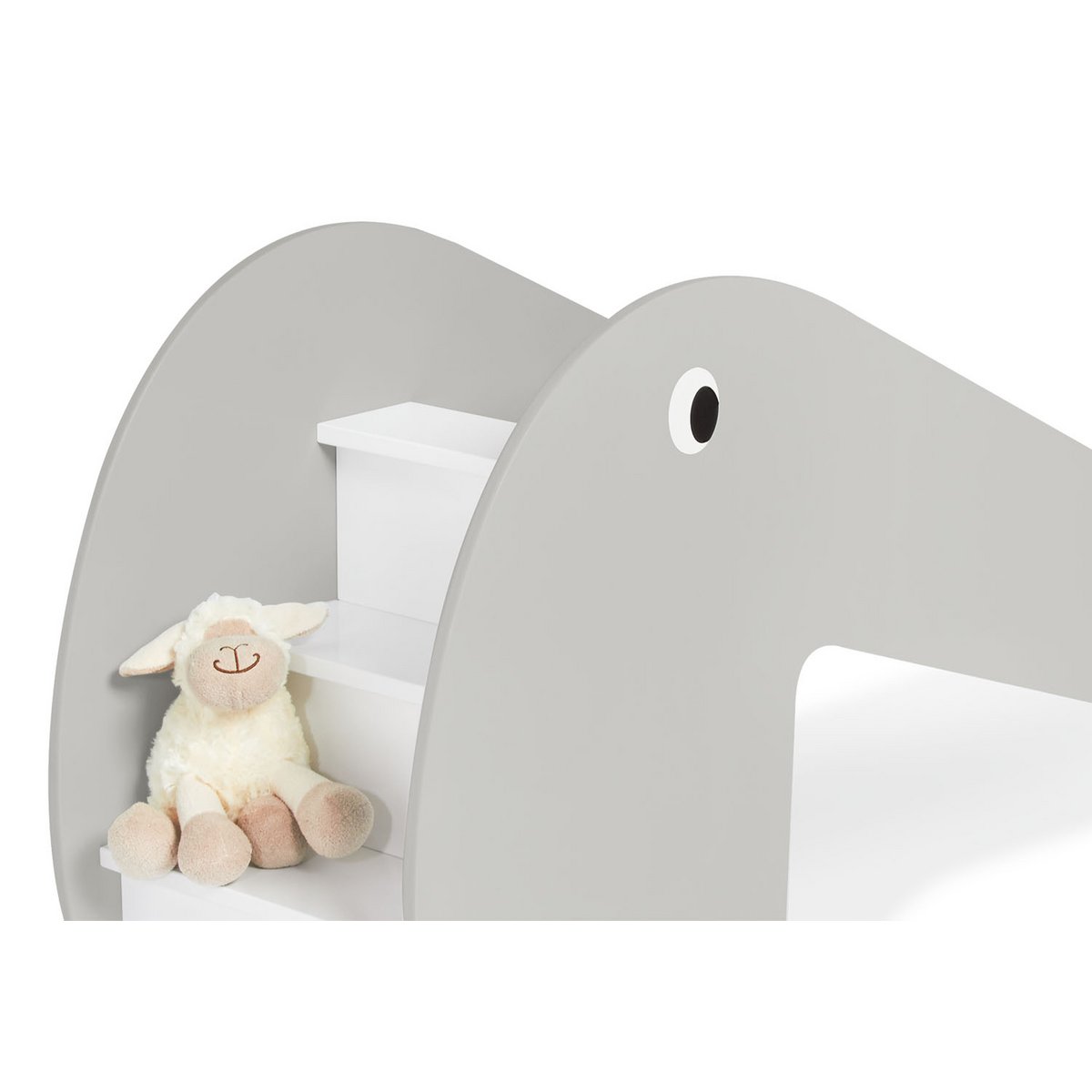 Blijbaan "lotta", grijs/wit