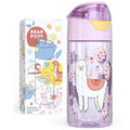 Kinderwaterfles, lichtgewicht waterfles - lama Joy&Bloom