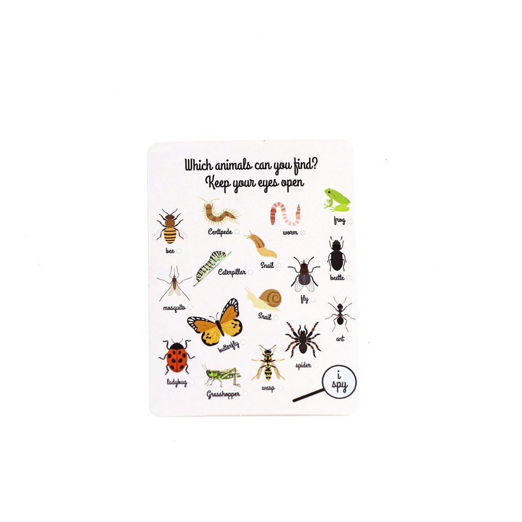 Houten insectenhuis met kaart Joy&Bloom