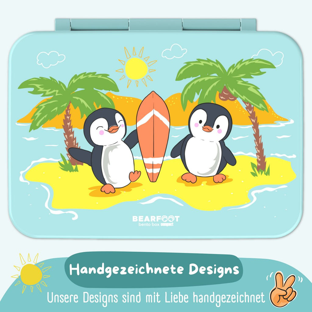 Lunchbox, licht en lek - proof - pinguïn Joy&Bloom