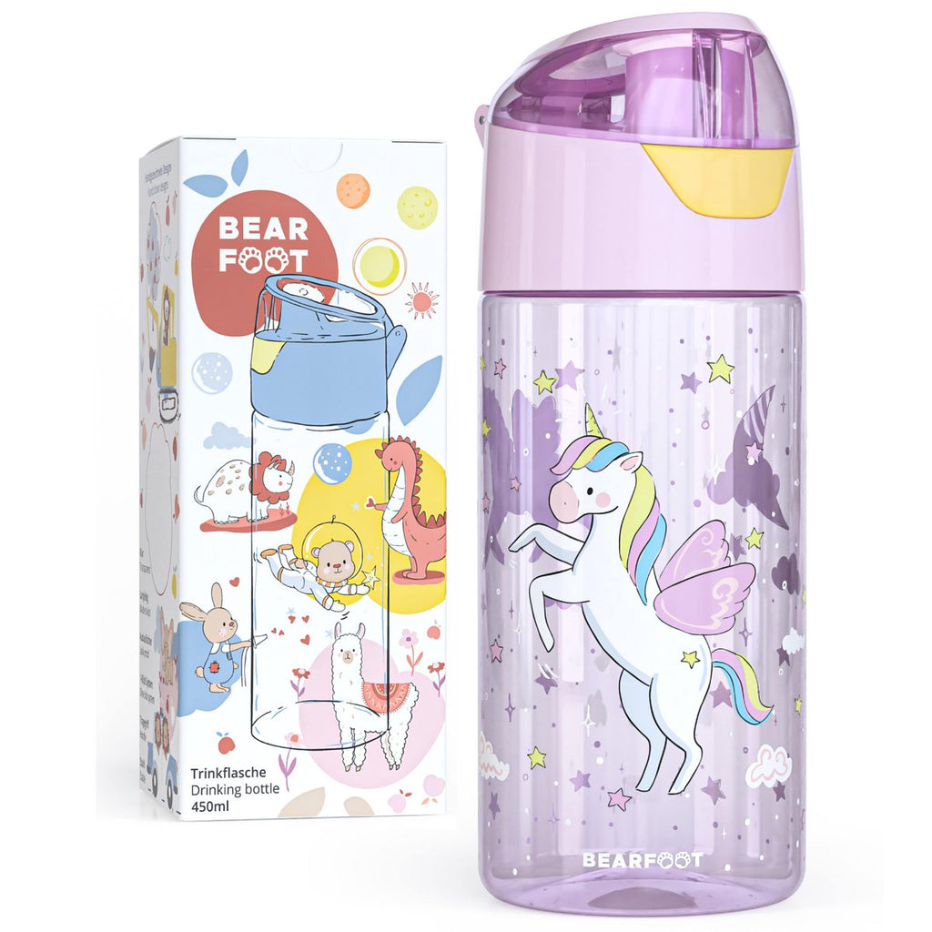 Kinderwaterfles, lichte waterfles - eenhoorn Joy&Bloom