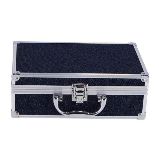 Casuelle Aluminium Make-Up Koffer Donkerblauw/Glitter Default Title Make-up en Haar Joy&Bloom