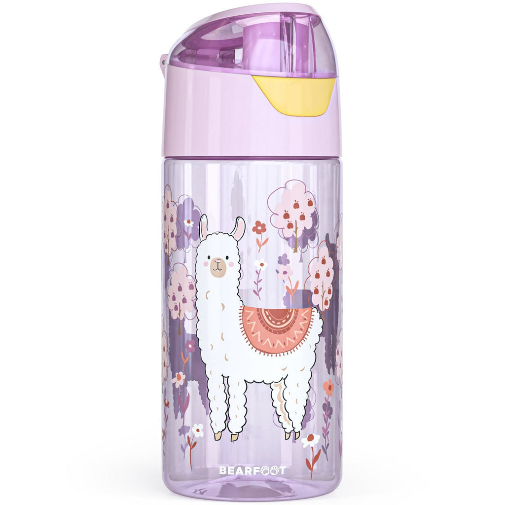 Kinderwaterfles, lichtgewicht waterfles - lama Joy&Bloom
