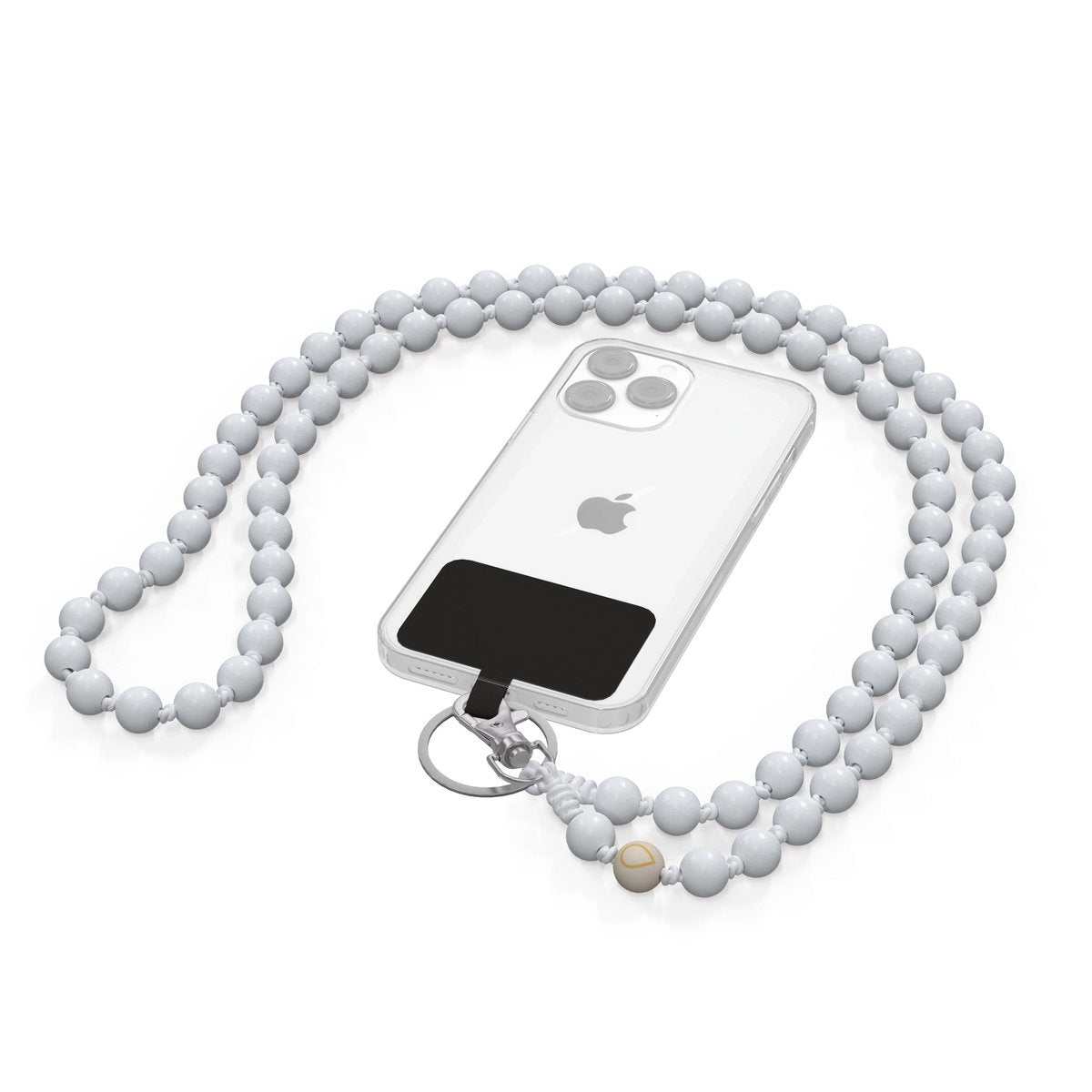 Wit strand Telefoonketting Joy&Bloom
