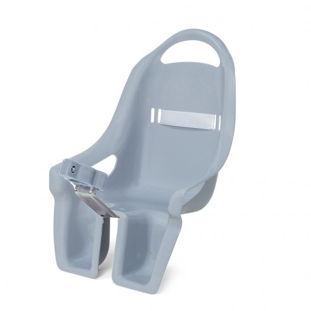 Fietsstoeltje voor de pop grijs