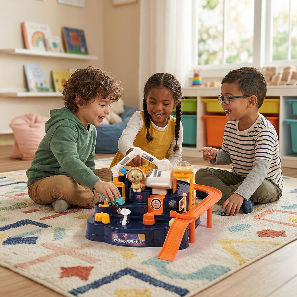 Ogi Mogi Toys ruimteavontuurspeelset met 4 knoppen Joy&Bloom