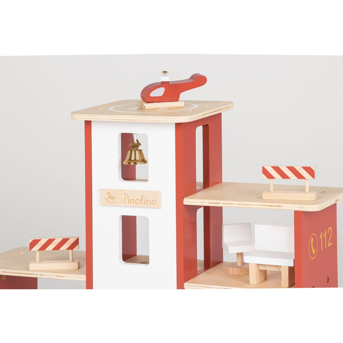 Brandweerkazerne Ben met accessoires – 12-delige speelset