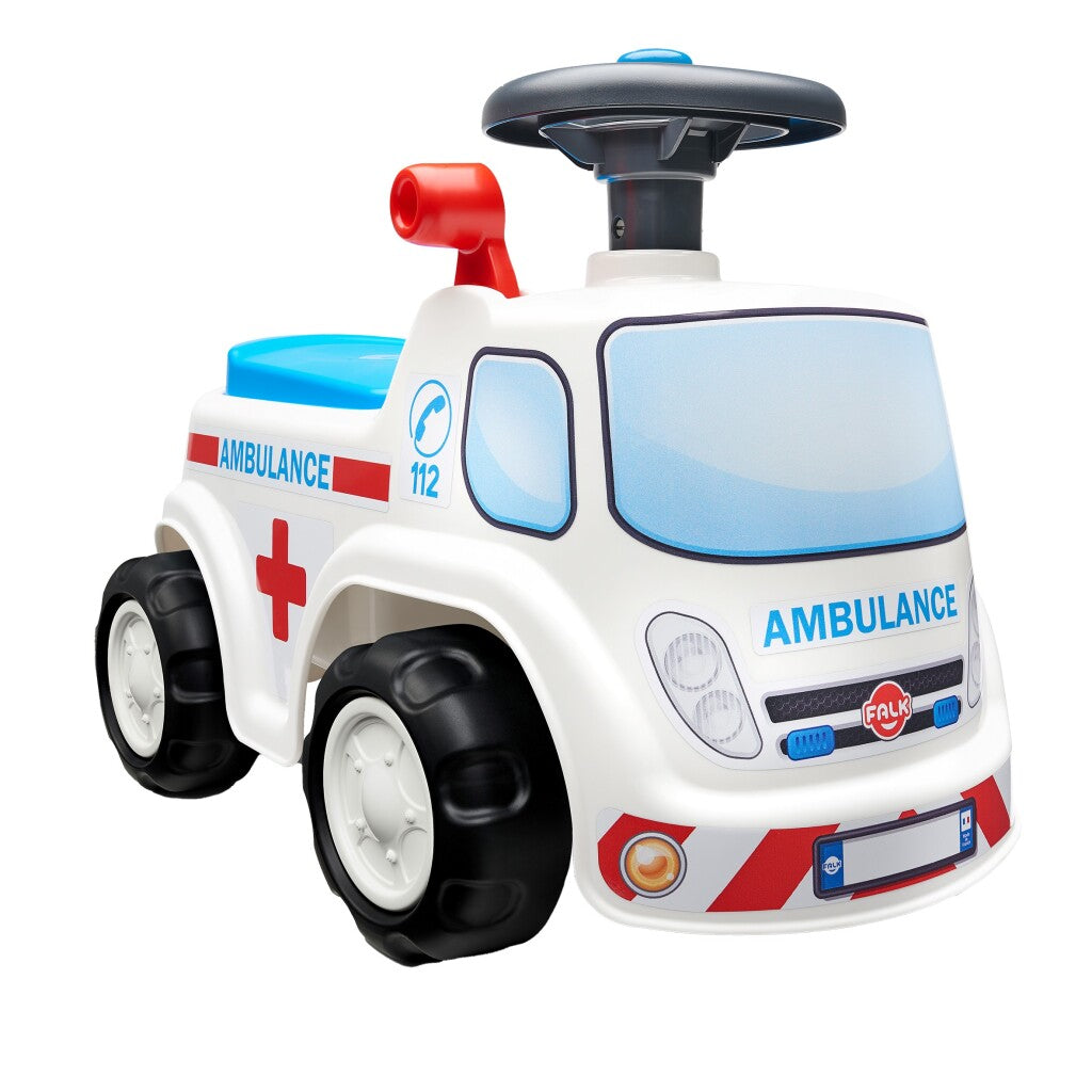 Falk Loopwagen Ambulance 1+ Loopauto's Joy&Bloom