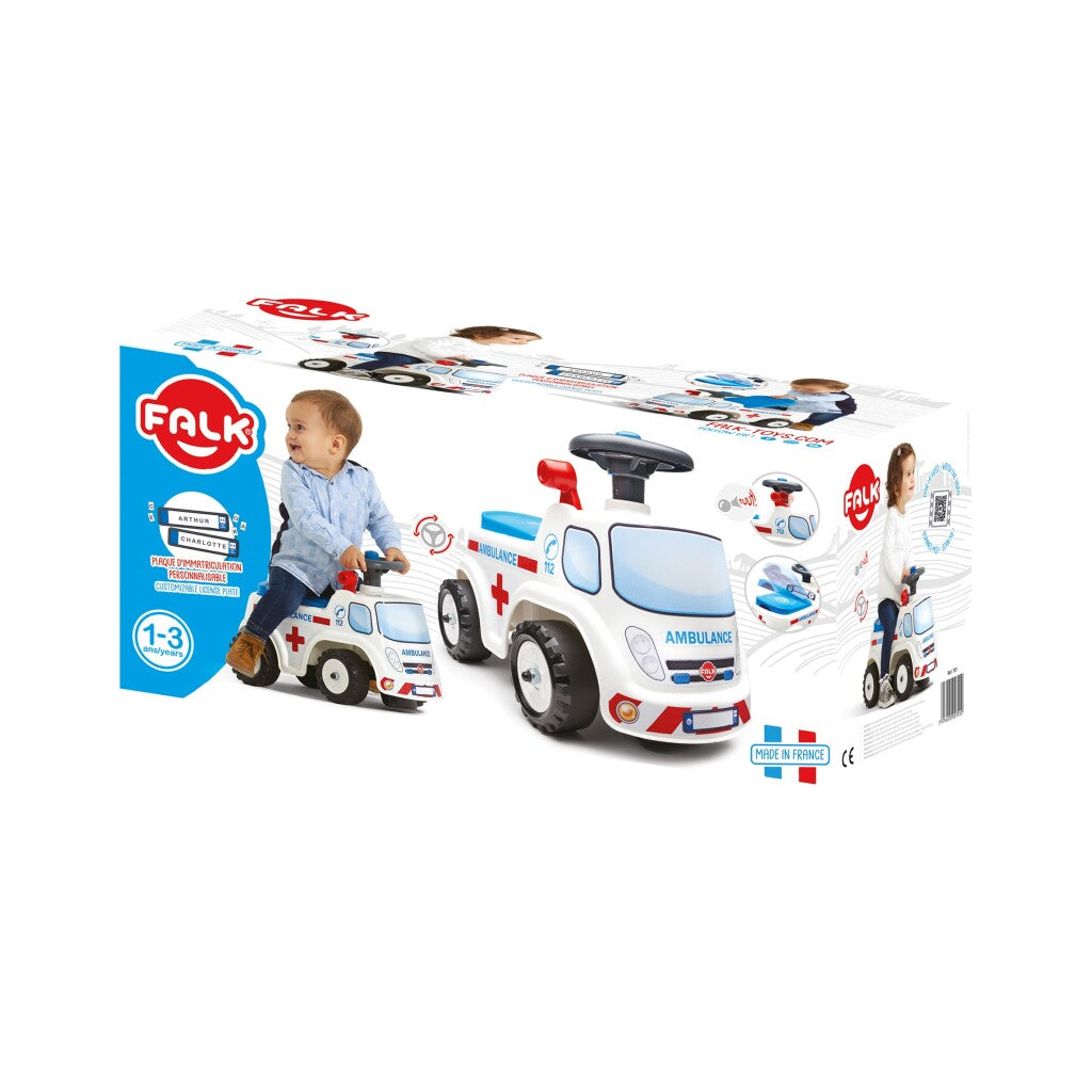 Falk Loopwagen Ambulance 1+ Loopauto's Joy&Bloom