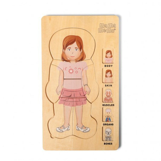 Mijn lichaam puzzel. meisje Joy&Bloom