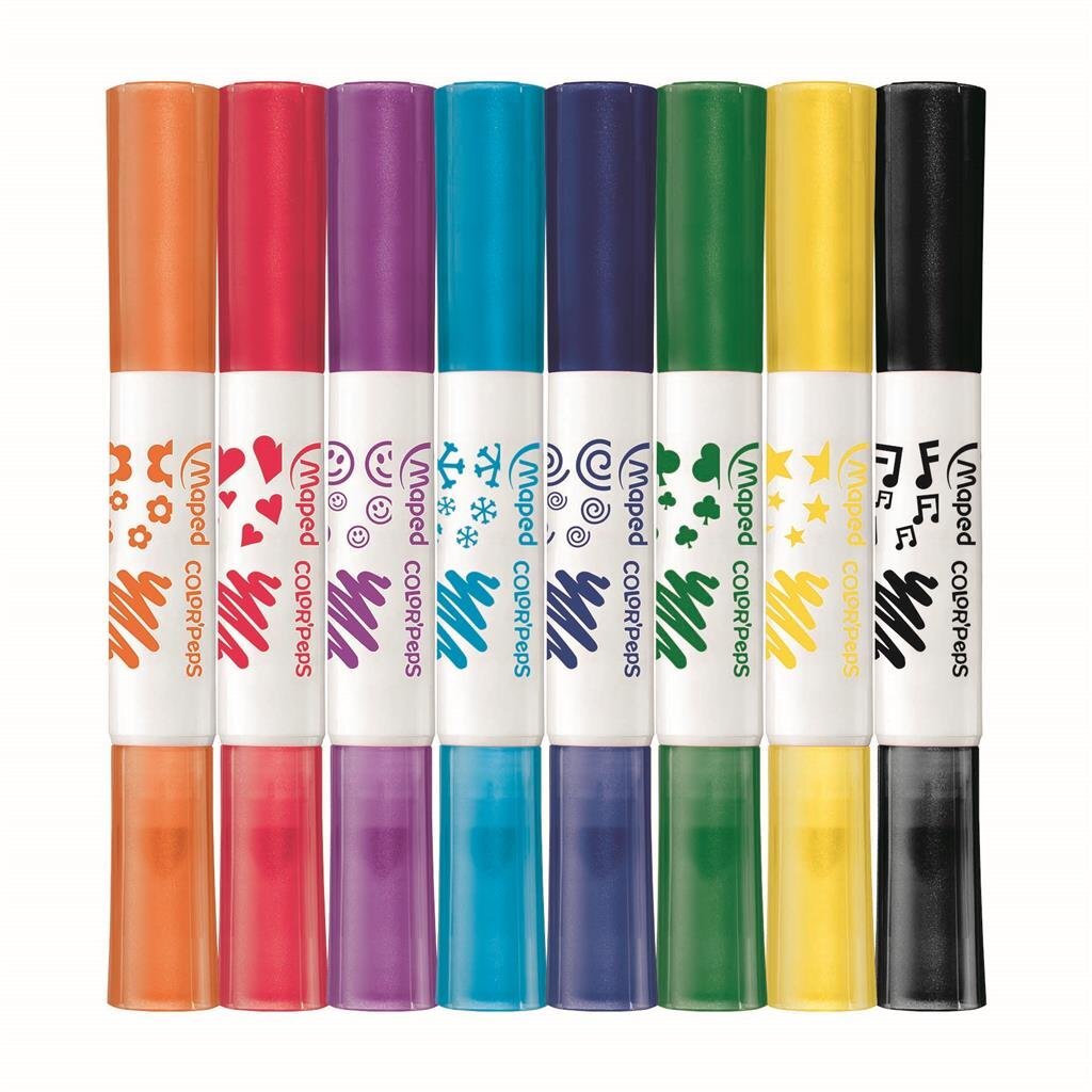 Maped Color'peps Duo Stamp Viltstiften 8 Stuks Default Title Viltstiften Joy&Bloom