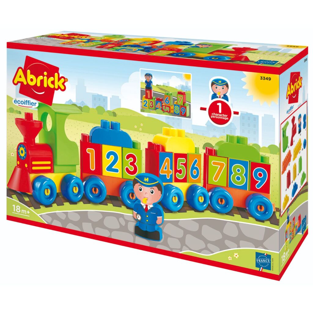 Abrick Cijfers En Blokken Trein Default Title Bouwen Joy&Bloom