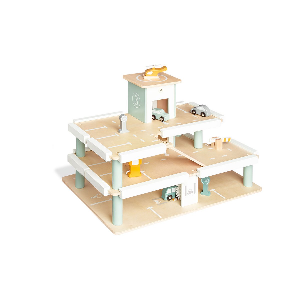 Parkeergarage "Kurt" met accessoires