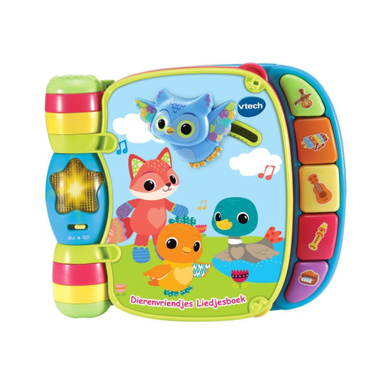 Vtech Dierenvrienden Liedjesboek Blauw + Licht En Geluid Default Title Interactief Speelgoed Joy&Bloom