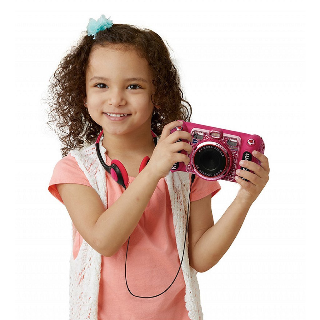 Vtech Kidizoom Duo Dx Roze + Licht En Geluid Camera's Joy&Bloom