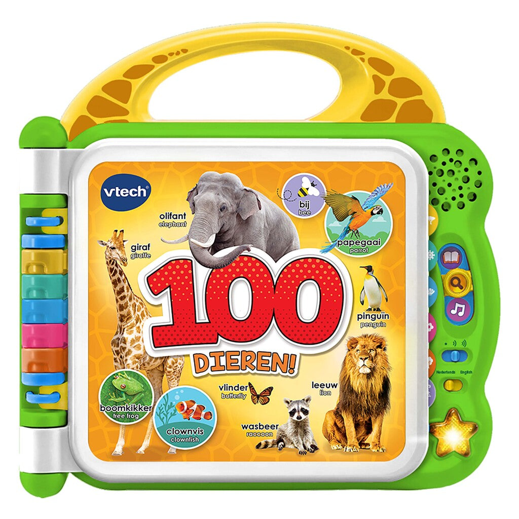 Vtech Baby Mijn Eerste 100 Woordjes Dieren + Licht En Geluid Default Title Interactief Speelgoed Joy&Bloom