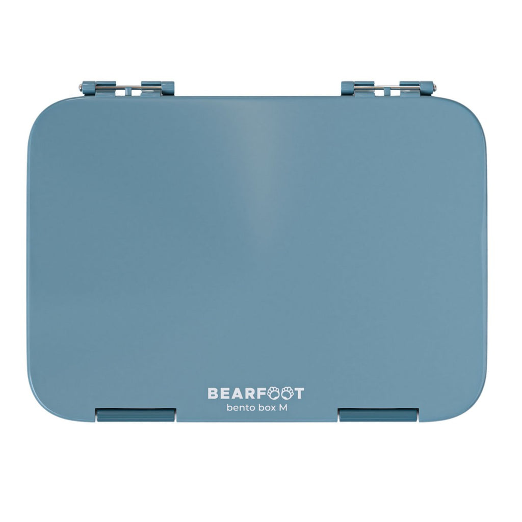 Kinderlunchbox met vakken, lunchbox, bentobox - blauw Joy&Bloom