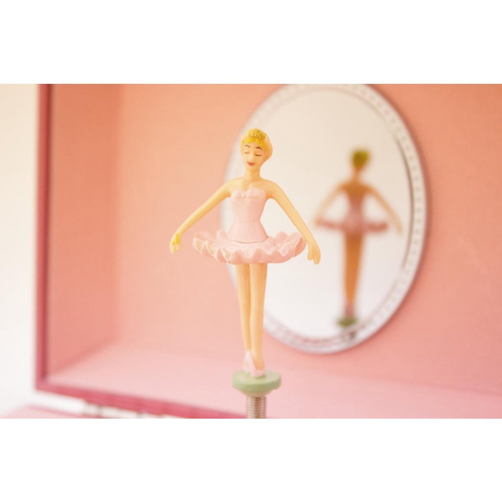 Ulysse Sieradendoosje Met Muziek Met Ballerina Parasol Roze Muziekdoosjes & Sieraden Joy&Bloom