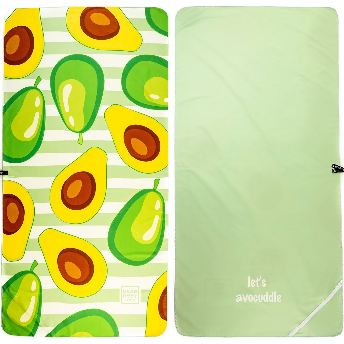 Avocado-strandlaken - microvezel Joy&Bloom