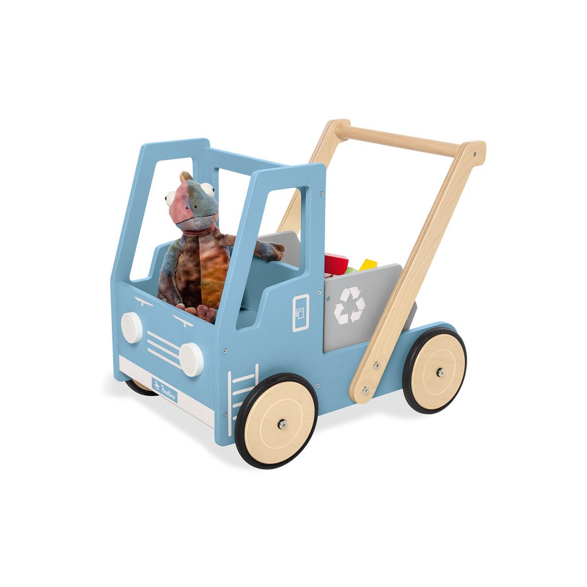Loopwagen "Fred", blauw Joy&Bloom