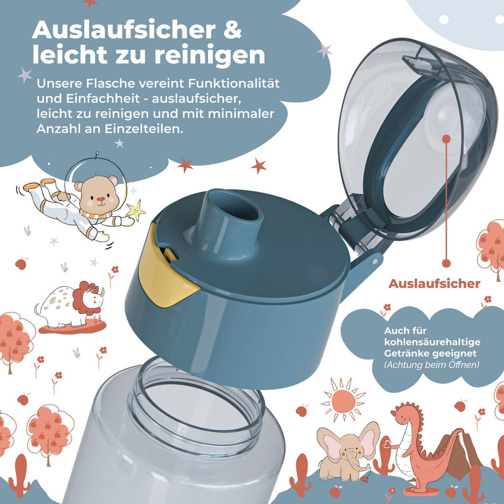Drinkfles lichtgewicht kinderwaterfles - astronaut beer Joy&Bloom