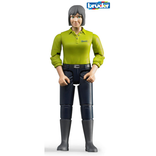 Bruder 60405 Vrouw Met Groen Shirt & Zwarte Broek Default Title Bruder Joy&Bloom
