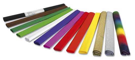 Folia Fo-822134 Crepepapier 50Cmx2,5M Krimp À 10 Vouw Rood Default Title Crepepapier Joy&Bloom