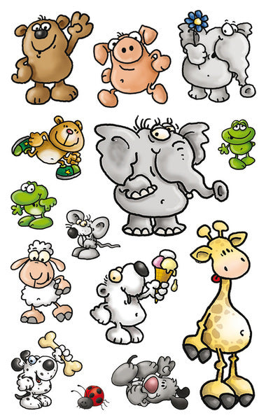 Avery Av-53193 Papieretiket Z-Design Kids Pakje A 3 Vel Dieren Default Title Hobby + Knutselen Joy&Bloom