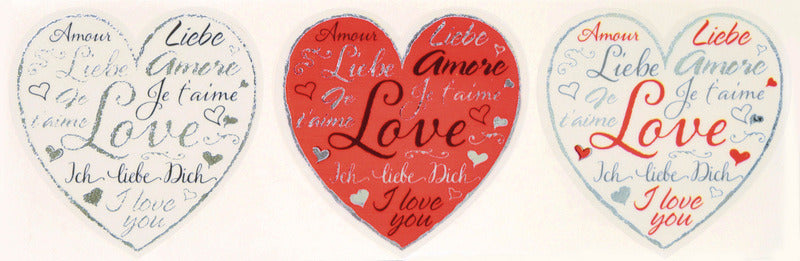 Avery Av-56813 Decosticker Box Harten 3 Designs Hobby + Knutselen Joy&Bloom