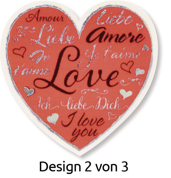 Avery Av-56813 Decosticker Box Harten 3 Designs Hobby + Knutselen Joy&Bloom