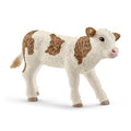 Schleich Simmental Kalf Default Title Schleich Boerderij & Huisdieren Joy&Bloom