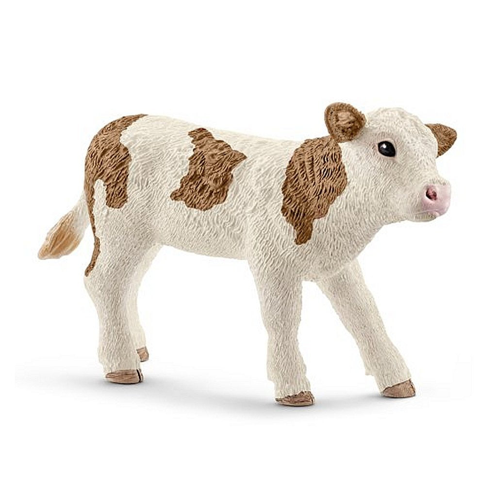 Schleich Simmental Kalf Default Title Schleich Boerderij & Huisdieren Joy&Bloom