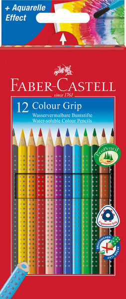 Faber Castell Fc-112412 Kleurpotlood Faber-Castell Grip Kartonnen Etui A 12 Stuks Default Title Kleurpotloden Joy&Bloom
