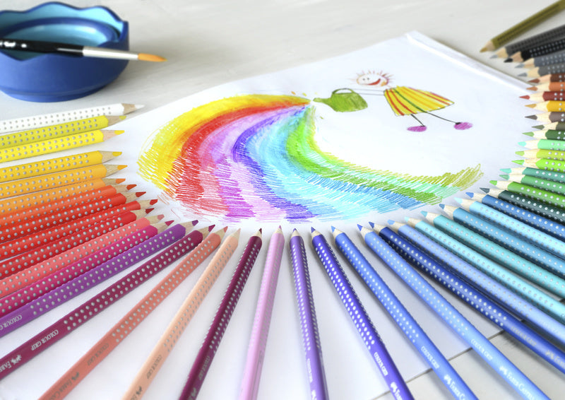Faber Castell Fc-112423 Kleurpotlood Faber-Castell Grip Metalen Etui A 24 Stuks Kleurpotloden Joy&Bloom