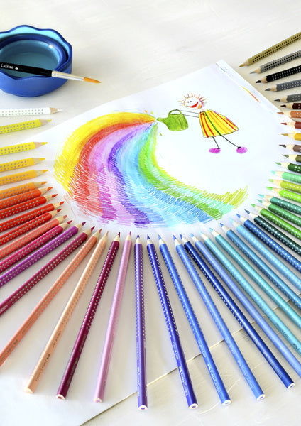 Faber Castell Fc-112423 Kleurpotlood Faber-Castell Grip Metalen Etui A 24 Stuks Kleurpotloden Joy&Bloom