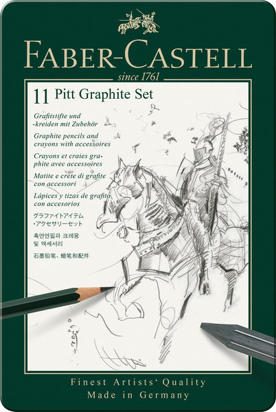 Faber Castell Fc-112972 Grafietset Faber-Castell Pitt 11-Delig Grafietpotloden Joy&Bloom