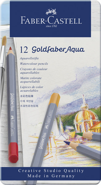 Faber Castell Fc-114612 Aquarelkleurpotlood Faber-Castell Goldfaber Etui 12 Stuks Default Title Aquarelpotloden Joy&Bloom
