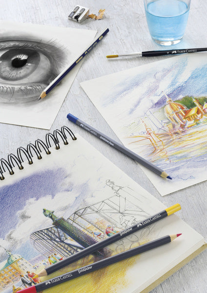 Faber Castell Fc-114612 Aquarelkleurpotlood Faber-Castell Goldfaber Etui 12 Stuks Aquarelpotloden Joy&Bloom
