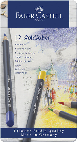 Faber Castell Fc-114712 Kleurpotlood Faber-Castell Goldfaber Etui À 12 Stuks Default Title Kleurpotloden Joy&Bloom